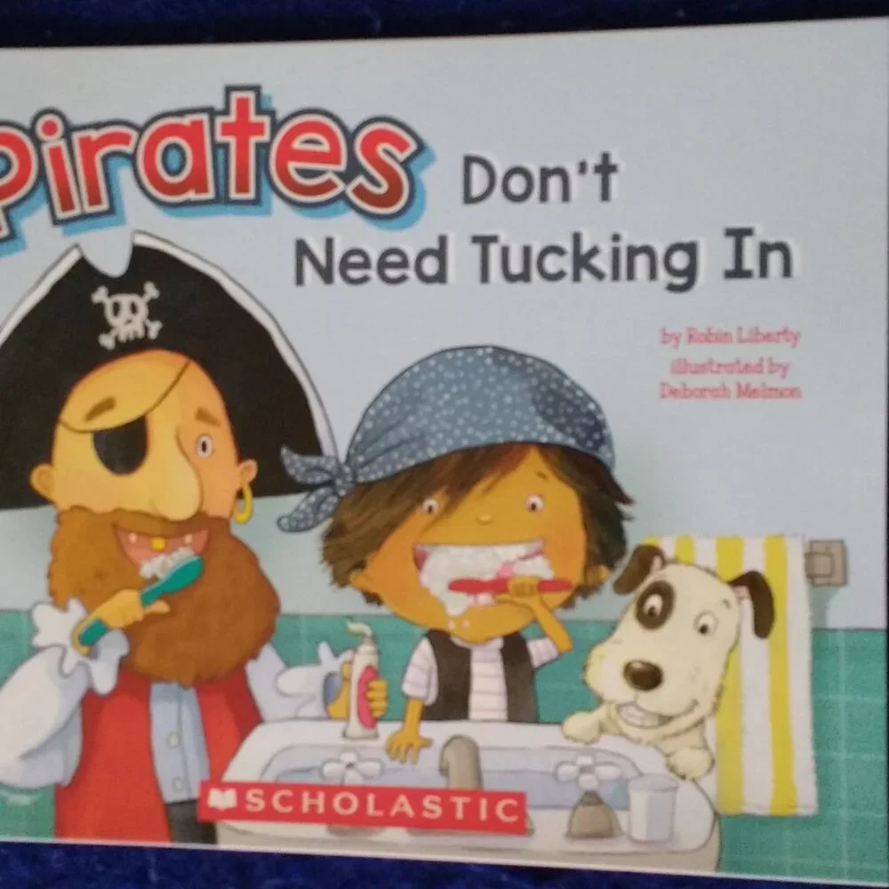 I'm here in the Bathtub + Count Monkeys + Pirates Tucking in + Teddy Bear.